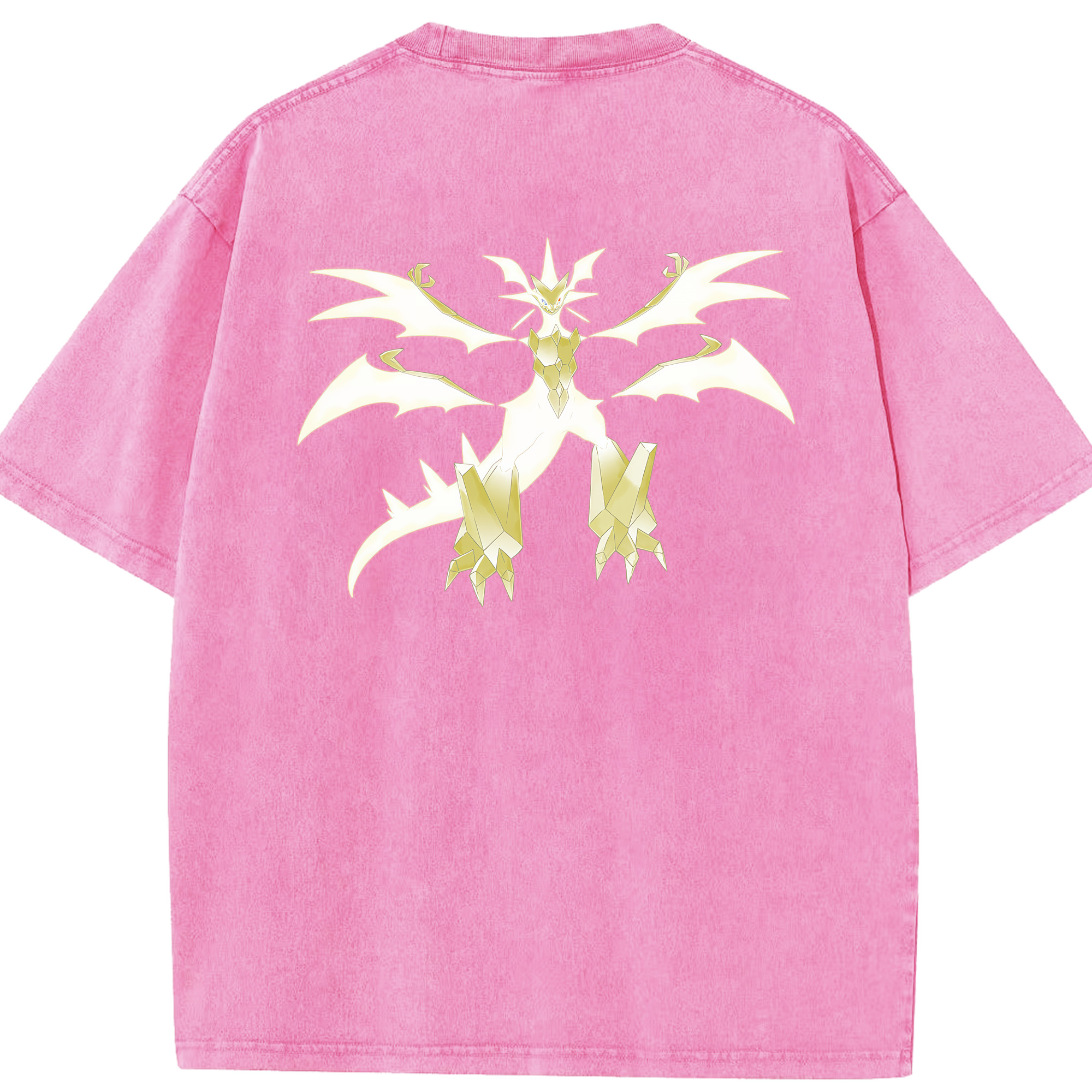 （画像用） ポケットモンスター Pokémon 綿100% ヴィンテージ風 半袖Tシャツ（背面プリント）